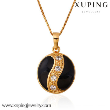 31258 Xuping nouveau pendentif de bijoux en plaqué or 18 carats avec zircon